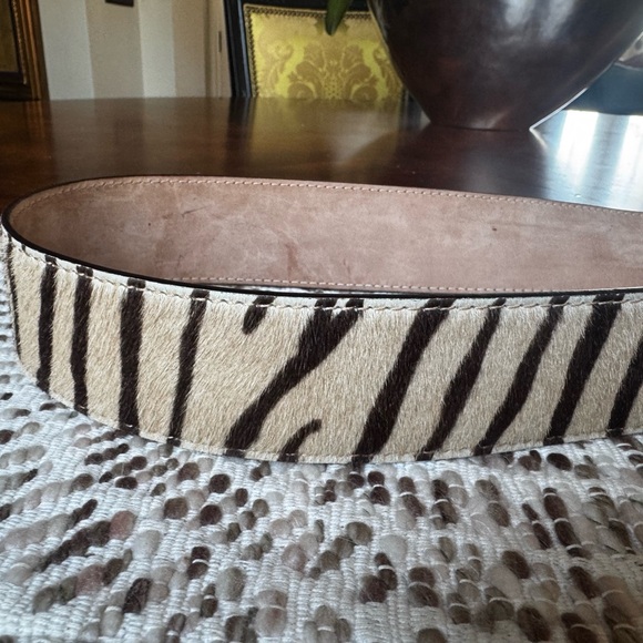 Vintage Dolce & Gabbana Calf Hair Belt - Picture 5 of 12